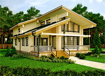 Дома из клеенного бруса Дома из клеенного бруса